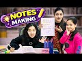 NOTES MAKING BY MUMMY! 📝📚 | Exams Near Hai.. Don't Miss These Tips! | Jinni \u0026 Dhwani | Cute Sisters