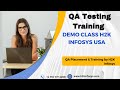 QA Testing training by Priya Demo class H2K Infosys USA | QA placement and training by H2K infosys