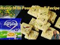 Nestle Milk Powder Mix Barfi Recipe | Milk Powder Burfi Recipe | Instant Milk Powder Barfi