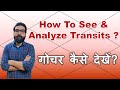 ग्रहों के गोचर कैसे देखें ? How To See Planetary Transits in Astrology? | Hindi