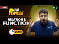 Relation and Function Class 11 | 11th Maths Chapter-2 Relations and functions | Rapid Revision