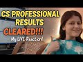 my CS PROFESSIONAL results 🥹 #result #csaspirant #companysecretary 