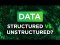 You should definitely know this when working with Structured and Unstructured data...