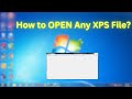 How to Open XPS Files in Computer/Laptop? (Windows)