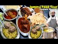 EXTREME KASHMIRI WAZWAN. MUTTON GOSHTABA, RISTA with ROASTED NALLI \u0026 MUTTON KEBAB. Jammu Food Tour 1