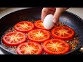 1 Tomato with 3 eggs! Quick breakfast in 5 minutes!Simple and delicious!