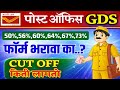 पोस्ट ऑफिस GDS कमी टक्केवारी फॉर्म भरावा का 2026 | post office gds maharashtra recruitment 2026