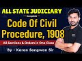 Code of Civil Procedure in ONE Class | CPC Full Lecture for Judiciary \u0026 Law Exams | Karan Sangwan