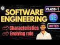 Software Engineering || Characteristics || evolving role [class-1]