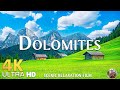 Dolomites 4K - Scenic Relaxation Film With Calming Music - 4K Video Ultra HD