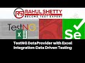 TestNg DataProvider and Excel Integration for Data Driven Testing - Selenium