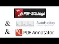 How to use PDF Xchange and PDF Annotator for editing documents.