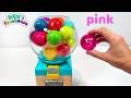 Best Learning Video for Toddlers Learn Colors with Gumball Machine Toy!