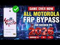 📲 All Moto / Motorola FRP Bypass Without PC ✅ | Android 15/16 | 100% Working | 2026 no PC