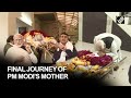 PM Modi participates in last rites of his mother Heeraben Modi in Gandhinagar