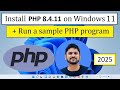 How to install PHP 8.4.11 on Windows 11 | Run your first PHP web page | Amit Thinks