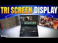 This Monitor Changes Everything💻RIITEK Tri Screen Portable Monitor💻Best Portable Laptop Monitor 2025