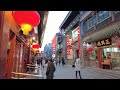 Dashilan Afternoon Walks - 4K Walking Tour with Binaural City Sound (English Subtitles)
