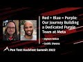 Red + Blue = Purple: Our Journey Building a Dedicated Purple Team at Meta