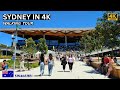 Sydney CBD Walk | Exploring New Sydney Fish Market | 4K Walking Tour