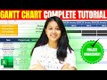 Gantt Chart Complete Tutorial || Project Management