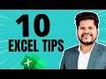 🔥 Top 10 Excel Tips and Tricks  ( 95% Excel User Didn't Know ) | Best Excel tips and tricks in Hindi