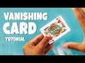 How to VANISH Any Card INSTANTLY - MAGIC TUTORIAL