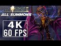 Final Fantasy IX - All Eidolons (Summons) - [4k-60FPS]