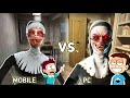 Evil Nun Mobile vs Evil Nun Pc - who is best ? 😲 | Shiva and Kanzo Gameplay