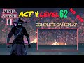 Ninja Arashi 2 | Act 4 Level 62: Impossible Speedrun (3 Stars) ⚡ #Shorts