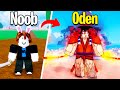 Upgrading NOOB to GOD Oden in Blox Fruits..
