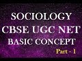 Unit 3 - Sociological Concepts part 1