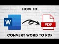 Convert Word File to PDF | Step-by-Step #ConvertWordToPDF #PDFConversion #treanding #popular