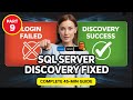 ServiceNow Database Discovery Part 9: Complete SQL Server Setup \u0026 Authentication Troubleshooting!!