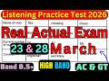 REAL IELTS LISTENING PRACTICE TEST 23 \u0026 28 MARCH 2026 WITH ANSWERS | LISTENING IELTS TEST PRACTICE