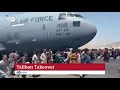 Watch_ Afghans Run Alongside U.S. Military Plane At Kabul Airport