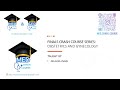 21/22 FINALS CRASH COURSE SERIES: Obstetrics and Gynaecology