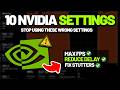Your NVIDIA Settings Are Wrong… Fix FPS Drops \u0026 Reduce Input Lag