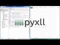 PyXLL Introduction