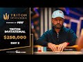 $250K NLH Triton Invitational – Event #5, Day 2 | Triton Poker Series X WSOP Paradise 2025