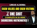 LINEAR ALGERBA|EIGEN VALUES AND EIGEN VECTORS|ONE SHOT|PRADEEP GIRI SIR