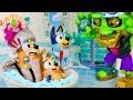Bluey Run! A Zombie Is Coming! | Bluey Pretend Play Stories