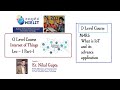 Lec - 1 What is IoT, History of IoT and its advance application