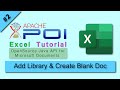 Add Apache POI Excel Library, Apache POI maven, Apache POI download, Import Apache POI in Intellij