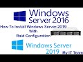How to Install Windows Server 2019 With Raid 1 \u0026 10 Configuration (Urdu/Hindi) \u0026 English Subtitles