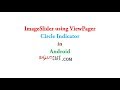 Image Slider using Viewpager Circle Indicator:Android Studio tutorial|Shoutcafe.com