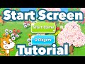 How to Make a Game with a Start Screen in Scratch | Tutorial