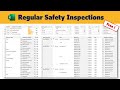 Regular Safety Inspections Excel Template