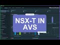 NSX-t in Azure VMware Solution