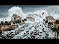 Chaos in Spain Today! Storm Therese Giant Flooding Swept Away Homes, Cars in Canary Island